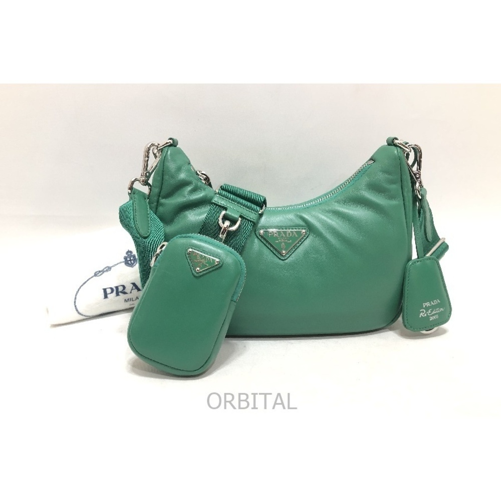 Prada Re Edition Padded Nappa Leather Shoulder Bag Card